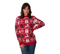 HSA Christmas Xmas Mens Jumper Novelty Fairisle Sweater Jumper Womens Unisex First Christmas as mr and mrs Jumper Ugly Sizes SM - 4XL