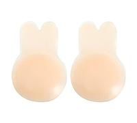 HSAJS Strapless Bra Freedom Bra Stick On Bra Adhesive Bra Silicone Invisible Backless Push Up Bra Sticky Comfortable Cup Bra Covers Reusable Sticky Bra for Swimsuit Women (1-Pairs)