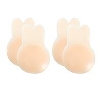 HSAJS Strapless Bra Freedom Bra Stick On Bra Adhesive Bra Silicone Invisible Backless Push Up Bra Sticky Comfortable Cup Bra Covers Reusable Sticky Bra for Swimsuit Women (2-Pairs)