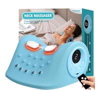 HSAND Neck Massager, Portable Shoulder & Neck Relaxer, 4 Adjustable Modes for Stiffness & Pain Relief, Improves Blood Circulation, Migraine Support, Posture Correction