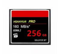 HSANYIUR 256GB Compact Flash Card, UDMA 160MB/s High Speed Transfer High Capacity CF Card for Professional Photographers, Videographers and Enthusiasts