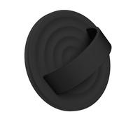 HSAOHD Magnetic Phone Grip Ring, Compatible with MagSafe, Upgraded Liquid Silicone for Secure Comfort, Rotating Finger Loop Ring Grip Holder for iPhone 17/16/15/14/13/12 Pro Max Plus, Black