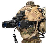 HSAPAZD Tactical Airsoft Paintball Fast Helmet with Visor Set, Tactical Multifunctional Protective NVG Brace for Multi-Soldier Military Sport Hunting Shooting.,T Package J