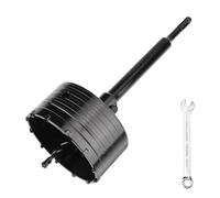 hsawbit 102mm Concrete Hole Cutter Core Drill Bit with 220mm SDS Plus Shank Connecting Rod, Masonry Hole Saw Tungsten Carbide Teeth for Concrete Cement Brick Wall Stone