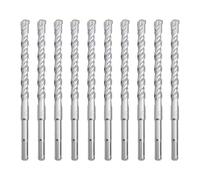 hsawbit 10PCS Masonry Drill Bits Set with SDS Plus Shank, 14mm x 210mm Hammer Drill Masonry Drills Tungsten Carbide Tip for Concrete, Brick, Cement Walls, Stone
