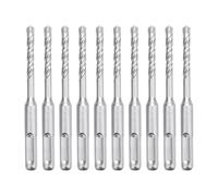 hsawbit 10PCS Masonry Drill Bits Set with SDS Plus Shank, 4mm x 110mm Hammer Drill Masonry Drills Tungsten Carbide Tip for Concrete, Brick, Cement Walls, Stone