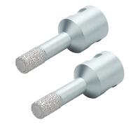 hsawbit 2PCS 6mm Diamond Drill Bits for Porcelain Tiles, Tile Drill Bits Tile Cutters for Ceramic Tiles Glass Granite Marble with M14 Thread