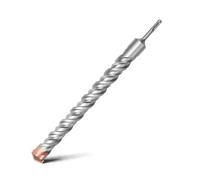 HSAWBIT 40mm x 500mm LONG SDS MASONRY DRILL BIT, TUNGSTEN CARBIDE TIP SDS PLUS SHANK, FOR WALL STONE CONCRETE BRICK