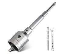 hsawbit 52mm Core Drill Bit SDS Concrete Hole Cutter with 220mm SDS Shank, Masonry Hole Saw Wall Hole Cutter Holesaw for Concrete Brick Wall Stone