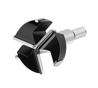hsawbit 90mm forstner drill bit, Triple-Flute Carbide Tipped Forstner Bit Hole Cutter for Hard Wood, Woodworking Hinge Cutter Hinge Drill Bit