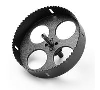 HSAWBIT HSS Bi-Metal 155mm Hole Saw, M42 Fast Cut Hole Cutter 40mm Cutting Depth with SDS Plus Shank, For Stainless Mild Sheet Wood Plastic Various Materials