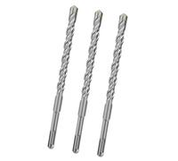 hsawbit SDS Plus Hammer Drill Bits 6mm x 210mm x 3, SDS Masonry Dill Bit Cross Tip Carbide Drill bit for Brick Walls, Concrete, Stone