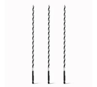 hsawbit Wood Drill Bits, 3pcs x 10mm x 300mm Auger Drill Bit Extra Long Drill Bits Wood Plastic, Drywall Woodworking Hole Drill Bit