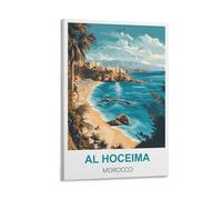 HSAYYIII Al Hoceima Morocco Vintage Travel Poster 08x12inch(20x30cm) Canvas Art Poster And Wall Art Picture Print Bedroom Decor