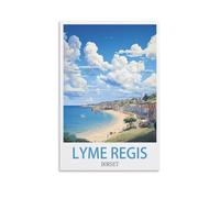 HSAYYIII Lyme Regis Dorset Vintage Travel Poster 08x12inch(20x30cm) Canvas Art Poster And Wall Art Picture Print Bedroom Decor