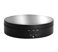 Hscjymnd Electric Speed Regulation Rotation Angle Adjustment Display Mirror Turntable Display Stand Dull Varnish