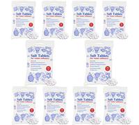 HSD 10 kg Salt Tablets, water softener tablets 10kg, Food Grade, Compatible to All Water Softener Machines, salt tablet water softener, 100% Genuine British Salt Tablet (10 Bags, 10 KG)