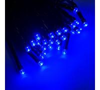 HSD 100 Led Blue & White String Lights (6.9M) - Battery Fairy Lights For Christmas, Weddings, And Home Decor