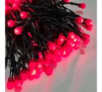 HSD 200 Led Red Berry Lights (13.9M) - Battery Fairy Lights For Christmas, Weddings, And Home Decor