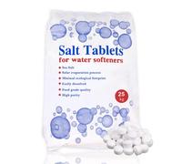 HSD 25 Kg Salt Tablets, water salt softener 25kg, Food Grade, Compatible to All water softener salt tablet Machines 100% Genuine British Salt Tablet, Tablet Salt of Premium Quality (1)
