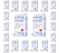 HSD 25 Kg Salt Tablets Water Softener Food Grade Compatible to All Water Softner Machines Food Grade 100% Genuine British Salt Tablet Of Premium Quality Best For Laundry Kitchen Dish Washing (20)