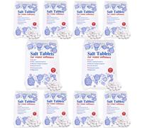 HSD 25 kg Salt Tablets, water softener tablets 25kg, Food Grade, Compatible to All Water Softener Machines, salt tablet water softener, 100% Genuine British Salt Tablet (10 Bags, 25 KG)