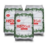 HSD 25KG salt Granular Water Softener Best For Laundry Kitchen Dish Washing | Compatible to All Water Softner Machines | Premium Quality | Food Grade 100% Genuine British Salt (3 Bags)