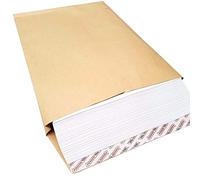 HSD C4 Gusset Envelopes Strong Brown Manilla A4 130gsm 25mm Thick Expanding Width (50)