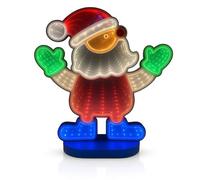 HSD Christmas Santa 3D Infinity Led Window Light - 111 Leds, Usb Powered, 1M Wire, Indoor Decoration, W19.5Xh23 Cm (Ip20)