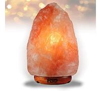 HSD Himalayan 100% Natural Pink Crystal Rock Salt lamp|Therapeutic|Hand Carved | Best for Luxurious Interior, Emits Calming Amber, Boosts Mood & Improves Sleep -with OnOff Switch,Cable&Bulb (5-7 kg)