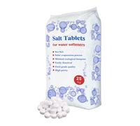 HSD 25 Kg Salt Tablets Water Softener Food Grade Compatible to All Water Softner Machines Food Grade 100% Genuine British Salt Tablet Of Premium Quality Best For Laundry Kitchen Dish Washing (1)
