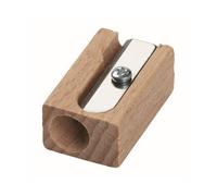 HSD Mobius & Ruppert (M+R) Beechwood Pencil Sharpener (Model 0400, Single Hole, 8.2mm) - Precise Sharpening For Artists & Students