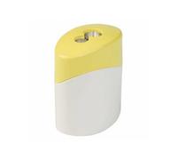 HSD Mobius & Ruppert (M+R) Elipse Double-Hole Metal Sharpener - 69% Biobased Carbon, Elliptic Swing Bin