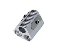 HSD Mobius & Ruppert (M+R) Magnesium 3-Hole Triple Function Sharpener - Precision For Graphite, Colour & Watercolour Pencils