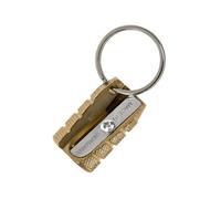 HSD Mobius & Ruppert (M+R) Single-Hole Brass Bullet Sharpener With Keychain Hole - Precision Sharpening