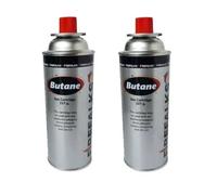 HSD Premium Gas Canisters 395Ml (2 Pack) - En417 Compliant For Camping, Bbq & Blowtorch