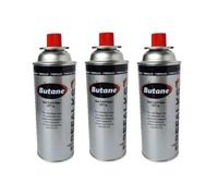 HSD Premium Gas Canisters 395Ml (3 Pack) - En417 Compliant For Camping, Bbq & Blowtorch