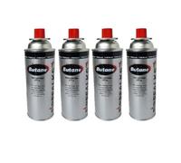 HSD Premium Gas Canisters 395Ml (4 Pack) - En417 Compliant For Camping, Bbq & Blowtorch