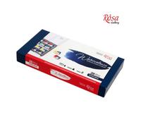 HSD Rosa Gallery Classic Watercolour Set - 28 Full Pans In Indigo Metal Case, Professional Paint Collection