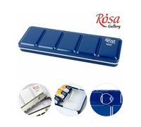 HSD Rosa Gallery Empty Metal Case - Turquoise, Holds 21 Full Pan Watercolours
