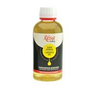 HSD Rosa Gallery Refined & Bleached Linseed Oil 250Ml - Slow-Drying, Flow-Enhancing, Non-Yellowing Gloss