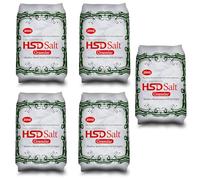 HSD SALT Granular 25Kg Water Softener Best For Laundry Kitchen Dish Washing | Compatible to All Water Softener Machines | Premium Food Grade 100% Genuine British Salt (5 Bag)