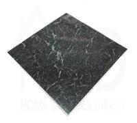 HSD Tiletastic Black Slate Stone Mosaic Stone Effect Self-Adhesive Vinyl Floor Tiles 30.5Cm X 30.5Cm X 0.9Cm (15 Tiles) - 15 Sqft