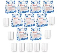 HSD Water Softener Salt Block 100% Genuine Food Grade Water Softener Salt Block Compatible to All Water Softener Machine Each Pack Contains 2 Salt Blocks (9 pack 18 block)