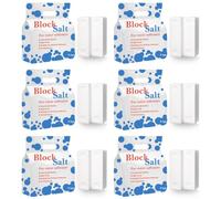 HSD Water Softener Salt Block Genuine Food Grade Water Softener Salt Block Compatible to All Water Softener Machine Each Pack Contains 2 Salt Blocks (6 pack 12 block)