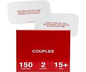 Hsdbuy Couples Edition We R Not Really Strangers-A Conversational Adult Card Game for Couples to Strengthen Relationship,150 Questions and Wildcards for Date Night, Valentine's Day gift for him/her