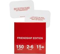 Hsdbuy Not really strangers Card Game-150 Conversation Cards for Adults,Teens,Couples,Strangers-Fun Family Party Card Game & Icebreaker for Game Night or Date Night,15+,2-6 Players (FRIENDSHIP)