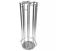 HSDK Coffee Pod Capsule Holder - Compatible with Lavazza A Modo Mio Intenso (32-Piece, 4-Row Stand with 360° Rotating Base)