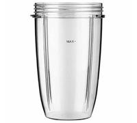HSDK Medium Blender Cup - Compatible with NutriBullet 600W & 900W (24oz / 700ml Mug Jar for Smoothies, Shakes, Meal Prep)