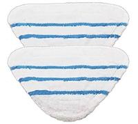HSDK Microfibre Pads - 2-Pack Compatible with Beldray 5-in-1 & 9-in-1 Steam Cleaners (Washable Floor Mop Head Replacements)